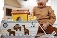 Small Foot houten vormenstoof ark van noach safari, 15dlg. - thumbnail