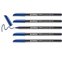 Markeerstiften Edding 1200 Staal blauw (5 Stuks) - thumbnail
