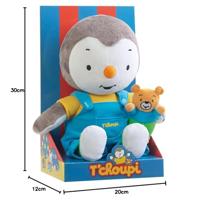 Knuffel Jemini T'choupi Polyester Multicolour 30 cm - thumbnail