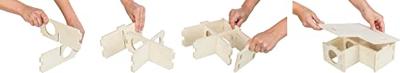 TRIXIE KNAAGDIERHUIS 3 KAMERS ONBEHANDELD HOUT NATUREL 25X25X10 CM