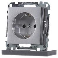 Merten MEG2300-0460 Wandcontactdoos System M Aluminium 1 stuk(s) - thumbnail