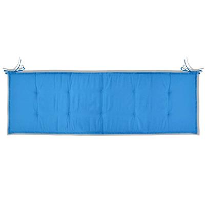 Tuinbankkussen 150x50x3 cm blauw