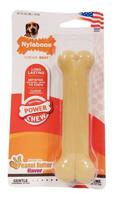 Nylabone dura chew pindakaas voor harde bijters hypoallergeen - thumbnail