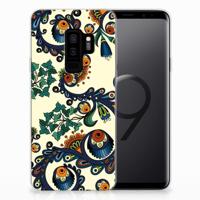 Siliconen Hoesje Samsung Galaxy S9 Plus Barok Flower - thumbnail