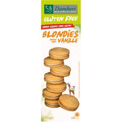 Damhert Gluten Free Blondies Zonder Suikers Damhert Gluten Free Blondies Zonder Suikers