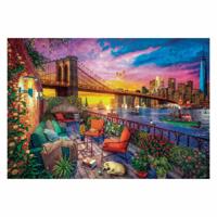 Clementoni puzzel manhattan balcony sunset, 3000st. - thumbnail