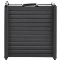 Hondenhelling inklapbaar 153x40x12,5 cm kunststof zwart - thumbnail