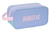 Reisschoenenrek Munich Mellow Blauw Roze Celeste 29 x 15 x 14 cm - thumbnail