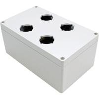 Hammond Electronics 1554PB4 Universele behuizing 200 x 120 x 90 Polycarbonaat Grijs 1 stuk(s) - thumbnail