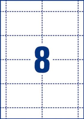 Avery-Zweckform 4825 Naamplaatje (b x h) 90 mm x 60 mm 10 stuk(s)