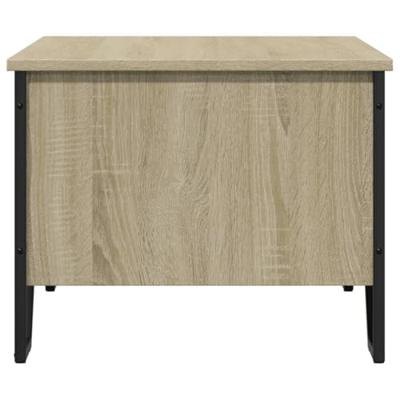 Salontafel 100x51x40 cm bewerkt hout sonoma eikenkleurig