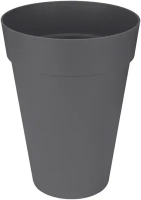 Elho pot loft urban rond hoog D28cm antraciet - thumbnail