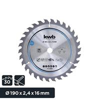 kwb 586557 Hardmetaal-cirkelzaagblad 190 x 16 mm 1 stuk(s) - thumbnail