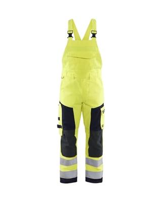 Blåkläder Multinorm bretelbroek 26081514 | High-Vis Geel/Marineblauw | Maat 46 - 7330509501504 Blåkläder Multinorm bretelbroek 26081514 | High-Vis Geel/Marineblauw | Maat 46 - 7330509501504
