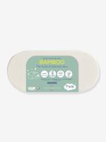 Onbehandeld bamboe ledikantmatras met afneembare hoezen wit - thumbnail