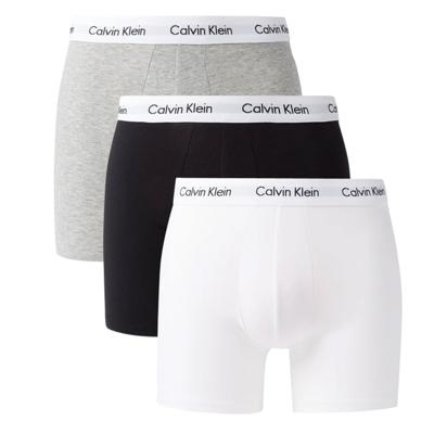 Calvin Klein 3-Pack Heren Boxershorts - Boxer Brief Black - Katoenen mannen boxers - Lange pijpjes - Calvin Klein underwear