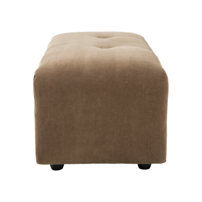 HKliving Vint Bank Element - Hocker Small - Corduroy Rib - Bruin