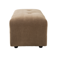 HKliving Vint Bank Element - Hocker Small - Corduroy Rib - Bruin - thumbnail