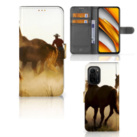 Poco F3 | Xiaomi Mi 11i | Telefoonhoesje | Met pasjeshouder | Design Cowboy - thumbnail