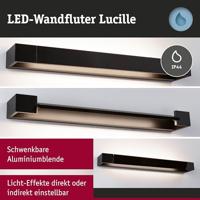 Paulmann Lucille 71205 Wandlamp voor badkamer 17 W Warmwit Zwart - thumbnail