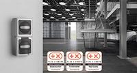 Kopp 562356009 BlueElectric Compleet Verwarmingsnoodschakelaar spatwaterdicht Grijs 1 stuks 1 stuk(s) - thumbnail