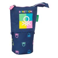 Potloodetui Benetton Cool Marineblauw 8 x 19 x 6 cm - thumbnail
