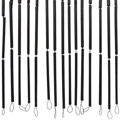 Insectengordijn 100x220 cm bamboe donkergrijs Insectengordijn 100x220 cm bamboe donkergrijs