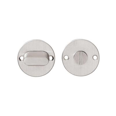 Intersteel Rozet met toilet-/badkamersluiting zonder venster plat 50x2mm - RVS