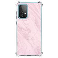 Samsung Galaxy A52 4G/5G Anti-Shock Hoesje Marble Pink - Origineel Cadeau Vriendin - thumbnail