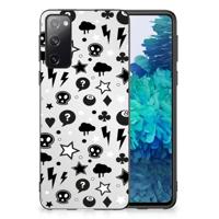 Mobiel Case Samsung Galaxy S20 Silver Punk - thumbnail