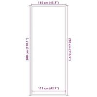 Deurmat 115x300 cm antracietkleurig - thumbnail