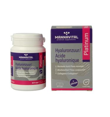 Mannavital Hyaluronzuur platinum 60 Capsules