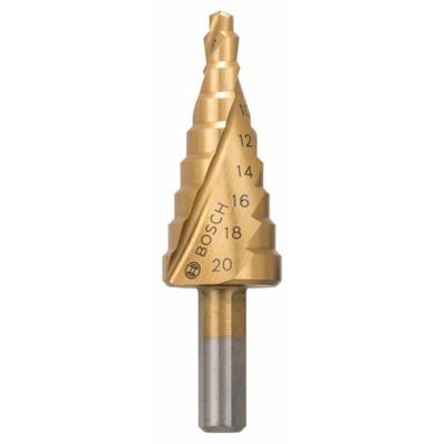 Bosch Accessoires Trappenboor HSS-TiN 4 20 mm, 8,0 mm, 70,5 mm 1st - 2608597526