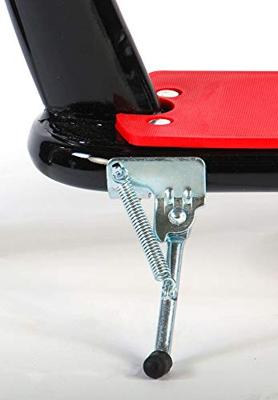 Volare step - jongens en meisjes - 16 inch - zwart/rood