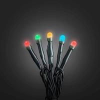 Konstsmide 6344-520 Micro-lichtketting Binnen werkt op het lichtnet Aantal lampen 100 LED RGB Verlichte lengte: 6.93 m Frosted - thumbnail