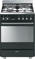 Smeg SNLK61MA9 Gasfornuis Antraciet - thumbnail