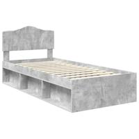Bedframe Concerte Grijs 90 x 190 cm Massief grenenhout - thumbnail
