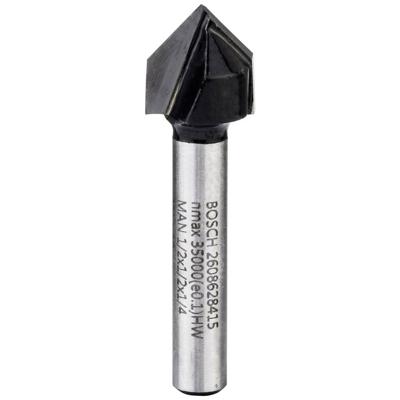 Bosch Accessories 2608628415 Groeffrees Wolfraamcarbide Lengte 45 mm Afmeting, Ø 12.7 mm Werklengte 12.40 mm Schachtdiameter 6.35 mm 1 stuks