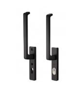 GU hefschuifdeurgreep Dirigent zwart dubbel 934/937 KT - thumbnail