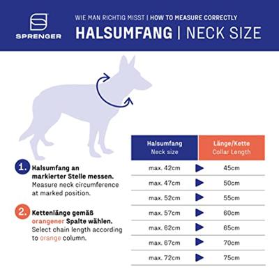 Hondenhalsband Hs Sprenger Zilverkleurig 3 mm Schakels Halflang 50 cm