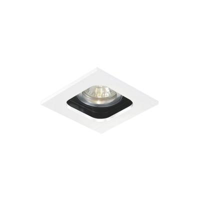 BWS Inbouwspot LED Kiana 1 10x10x9cm Vierkant Aluminium Wit OP = OP