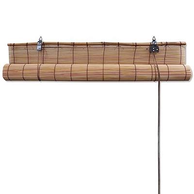 Rolgordijn 150x220 cm bamboe bruin Rolgordijn 150x220 cm bamboe bruin