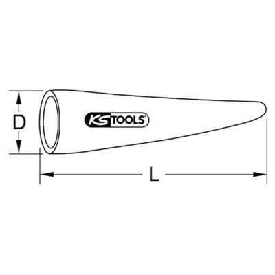 KS Tools 1174253 Opsteektule met beschermende isolatie 1 stuk(s)