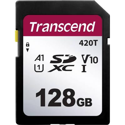 Transcend TS128GSDC420T SD-kaart Industrial 128 GB v30 Video Speed Class Transcend TS128GSDC420T SD-kaart Industrial 128 GB v30 Video Speed Class