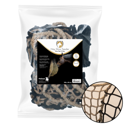 Hay Slowfeeder net 10 kg (5 mm dik, maaswijdte 60/45 mm)