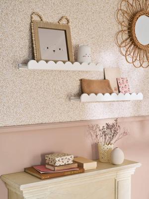 Set van 2 omkeerbare planken LIGNE FESTON wit