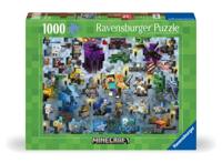 Ravensburger legpuzzel minecraft bendes, 1000st. - thumbnail