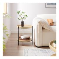 Artistiq Bijzettafel 'Sylver' 44cm, kleur Naturel - thumbnail