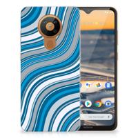 Nokia 5.3 | TPU bumper | Waves Blue - thumbnail