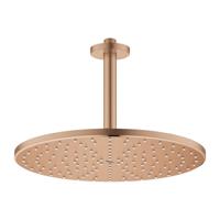 Hoofddoucheset GROHE Rainshower 310 Rond Plafond, Mono 9,5 L/M, Warm Sunset Geborsteld - thumbnail